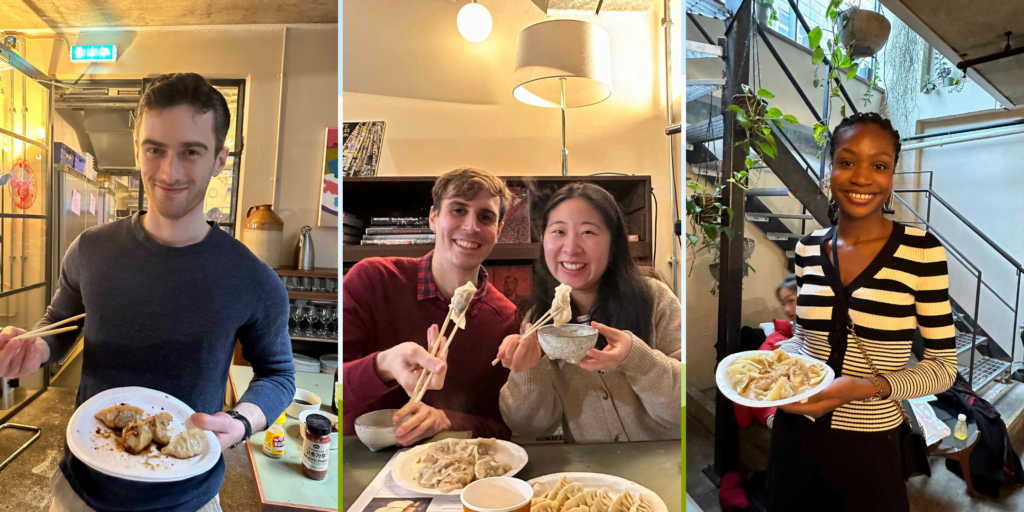 dumplings making