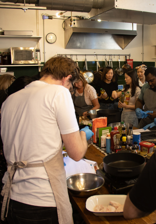 korean cooking class at dear asia london