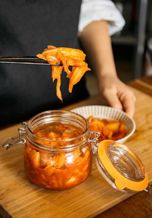 kimchi making workshop for kimchi festival at dear asia london