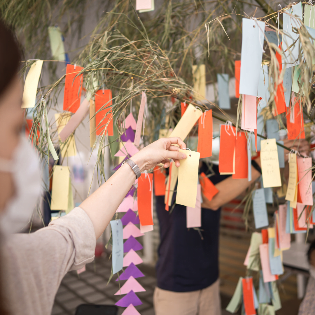 Japanese tanabata festival